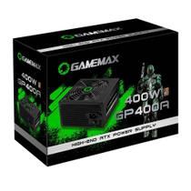 Fonte Gamer Atx 400W 80 Plus Gp400A Automatica - Gamemax