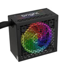 Fonte Gamer Atx 650W Automática Rgb Bivolt Pc Desktop Bright