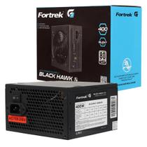 Fonte Gamer ATX Fortrek Black Hawk 400W 80 Plus White Pfc Ativo