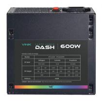 Fonte Gamer Dash 600W Preto Com Fan Led Rgb - Vfg600Wpr Fonte Gamer Dash 600W Preto Com Fan Led Rgb - Vfg600Wpr