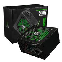 Fonte Gamer One Power 500W PFC Ativo AUTOSWITCH Black MP500OPASW