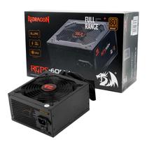 Fonte Gamer Redragon 80 Plus Bronze Atx 600w - (gc-ps002)