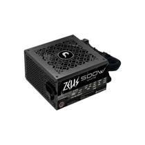 Fonte Gamer Rise Mode Zeus 500W PFC Ativo Preto RMPSU01WT500