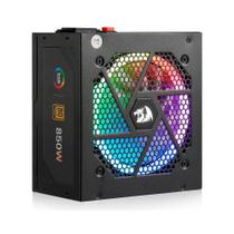 Fonte GC-PS007-1 850 Wats Full Modular RGB 80 Plus Redragon