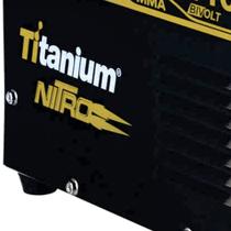 Fonte inversora nitro ti 180 mma 140 amperes bivolt titanium