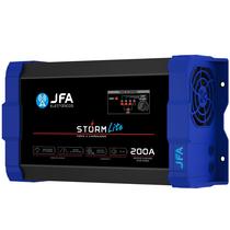 Fonte JFA Storm Lite 200A Bivolt Carregadora de Bateria De Trio Paredão Som Automotivo Festa Show