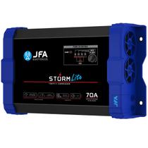 Fonte JFA Storm Lite 70A Bivolt Carregadora de Bateria De Trio Paredão Som Automotivo Festa Show