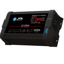 Fonte JFA Storm Plus 200A Bivolt Carregadora de Bateria De Trio Paredão Som Automotivo Festa Show