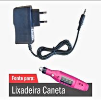 Fonte Lixadeira de unha Elétrica 9v Caneta P/polir Unhas Plug P1 Bivolt