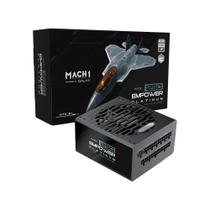 Fonte MACH1 EMPOWER, 1250W, Cybenetics Platinum, Modular, PFC Ativo, Preto - 1250EMPOWER Fonte MACH1 EMPOWER, 1250W, Cybenetics Platinum, Modular, PFC Ativo, Preto - 1250EMPOWER