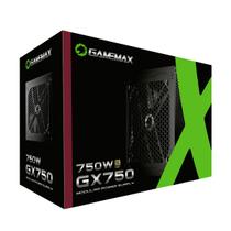 Fonte Modular Gamemax Gx750 750w 80 Plus Gold Preta