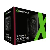 Fonte Modular Gamer Gamemax GX750 750W 80 Plus Gold Full Modular PFC Ativo GX750MBKV1S7710BR
