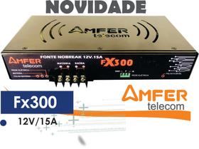 Fonte nobreak amfer telecom 12v-15a fx300