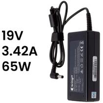 Fonte Notebook Compatível Com Positivo- 19V 3.42A 65W - 5.5 X 2.5mm