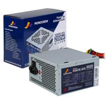 Fonte Office Silver 200W Monocron ATX Bivolt 110-220 Operação Silenciosa Com 5 Conectores Tipo Não Modular Fonte Office Silver 200W Monocron ATX Bivolt 110-220 Operação Silenciosa Com 5 Conectores Tipo Não Modular