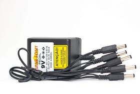 Fonte Para 5 Pedais Estabilizada 9v 500ma (- P4 Fonte Para 5 Pedais Estabilizada 9v 500ma (- P4