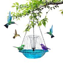 Fonte para Banho de Pássaros Suspensa Warmow com Alimentação USB, Azul