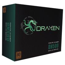 Fonte Para Gabinete ATX 500W 80 Plus Bronze DN500 - Draxen