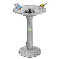 Fonte para pássaros VIVOHOME Solar 20" em ABS para área externa Fonte para pássaros VIVOHOME Solar 20" em ABS para área externa
