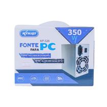 Fonte para pc 350w knup kp-526