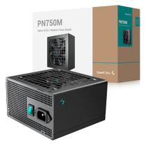Fonte Para PC DeepCool 750W 80 Plus Gold Modular PN750M RPN750MFC0BWO 6998 Fonte Para PC DeepCool 750W 80 Plus Gold Modular PN750M RPN750MFC0BWO 6998