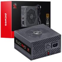 Fonte Para Pc Gamer Eletro V2 650W ATX Com 6 Cabos Conectores 115V/230V Com Proteção Contra Sobrecarga Fan Silenciosa Cor Preto - Pcyes Fonte Para Pc Gamer Eletro V2 650W ATX Com 6 Cabos Conectores 115V/230V Com Proteção Contra Sobrecarga Fan Silenciosa Cor Preto - Pcyes