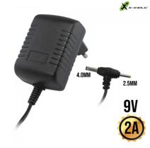 Fonte Para Tablet 9V Plugue Duplo 4.0x1,7mm e 2.5x0,8mm 2A FX-9V X-Cell