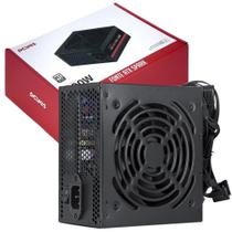 Fonte Pcyes Spark 600W ATX Para Pc Gamer Com 5 Cabos Conectores 110V/230V Com Proteção Contra Sobrecarga Fan Silenciosa Pfc Ativo Fonte Pcyes Spark 600W ATX Para Pc Gamer Com 5 Cabos Conectores 110V/230V Com Proteção Contra Sobrecarga Fan Silenciosa Pfc Ativo