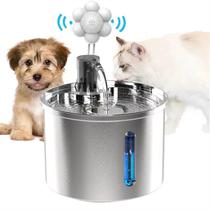 Fonte Pet Aço Inoxidável 304 Bebedouro Gato e Cachorro 3.2L Tigela De Água Inox Com Opção De Sensor