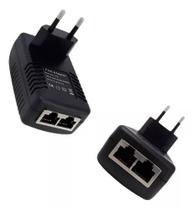 Fonte PoE Compacta 24v 1a Access Point Roteador Rj45 Bivolt Fonte PoE Compacta 24v 1a Access Point Roteador Rj45 Bivolt