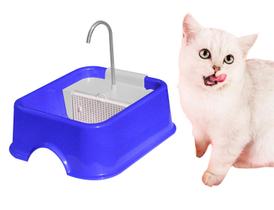 Fonte quadrada furacão pet bivolt - azul