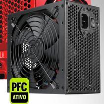 Fonte real 500 watts - pfc ativo brazil-pc tronos bivolt automatico cod.442