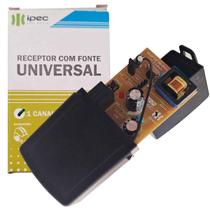 Fonte Receptor 1 Canal 12V 433,92 Mhz Bivolt Acionador Via Controle Remoto Fonte Receptor 1 Canal 12V 433,92 Mhz Bivolt Acionador Via Controle Remoto