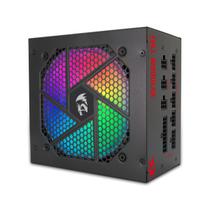 Fonte Redragon 750W RGPS RGB 80 Plus Gold Full Modular ATX 2.3 PFC Ativo - GC-PS006-1