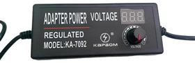 Fonte Regulável Ajustável 9 A 24v 3a 72w Bivolt Com Tomada