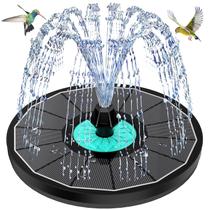 Fonte solar GAIZERL Cyan Flower 3,5 W para banho de pássaros Fonte solar GAIZERL Cyan Flower 3,5 W para banho de pássaros