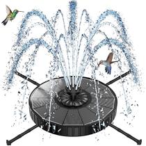 Fonte Solar SZMP 3,5W de Vidro com 3 Alturas de Spray e 7 Bicos