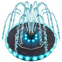 Fonte Solar Yzert 3,5 W com Luzes Coloridas em Anel, 16,5 cm Fonte Solar Yzert 3,5 W com Luzes Coloridas em Anel, 16,5 cm