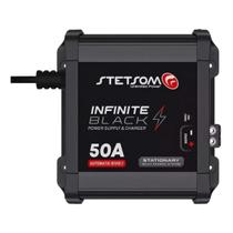 Fonte Stetsom Infinite 50A Black Bivolt Carregador Automotivo 12V Som Carro Bateria