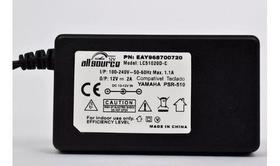 Fonte Teclado Yamaha Psr-e413 Bivolt Automática 12v 2a