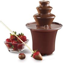 Fonte Torre Cascata De Chocolate Fondue Maquina Elétrica 3 Andares 110v