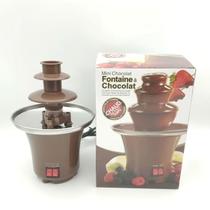 Fonte Torre Cascata Mini Fondue Chocolate 3 Camadas 110v Confira Fonte Torre Cascata Mini Fondue Chocolate 3 Camadas 110v Confira