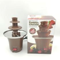 Fonte Torre Cascata Mini Fondue Chocolate 3 Camadas 110v Confira - FONTE FONDUE