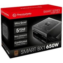 Fonte Tt 650W smart BX1 all flat cables 80+bronze - PS-SPD-0650NNFABB-1