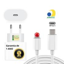 Fonte Turbo 30w + Cabo USB-C compativel com a Maçã