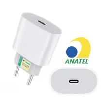 Fonte Turbo 30w Carregador Compatível com iPhone X XR 11 12 13 14 15 16 17 Pro e Pro Max UsbC Type C Turbo 30w Bivolt