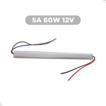 Fonte Ultra Slim 60W 12V 5A Para Fita De LED Bivolt