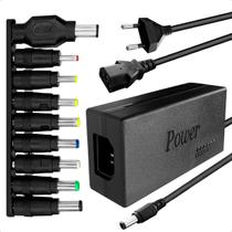 Fonte Universal Para Notebook 120W Ajustável 12V 24V com Proteção e 10 Conectores
