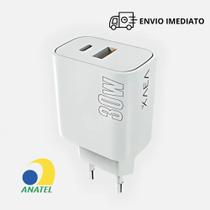 Fonte USB e TIPO C 30W Ultra Rápida e Potente - Xaea