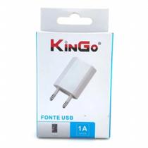 Fonte Usb Para Carregador 1a Saída Bivolt Kingo